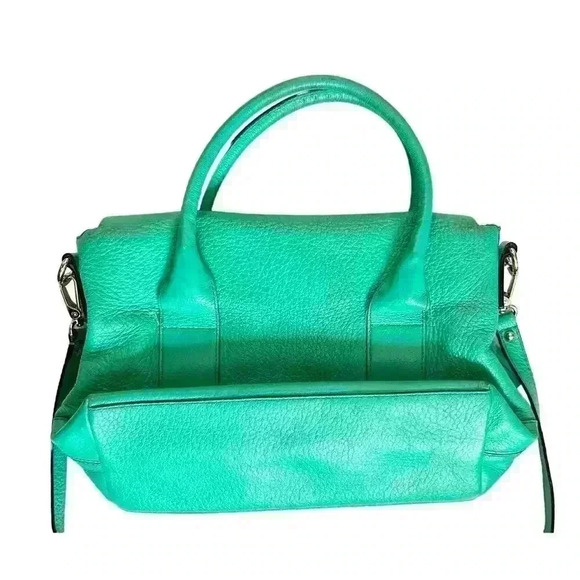 KATE SPADE NEW YORK Southport Avenue Alessa Satchel Green Crossbody Bag - Picture 8 of 13